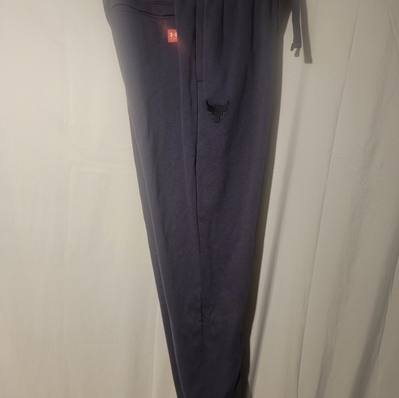 Under Armour UA Project Rock Veterns Day Jogger Pants Mens Size Large Navy - Picture 1 of 7